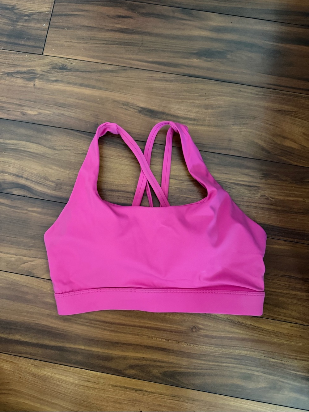 Running girl Hot Pink Sports Bra